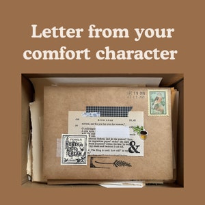 Comfort Character Letter // Handwritten Love Letter