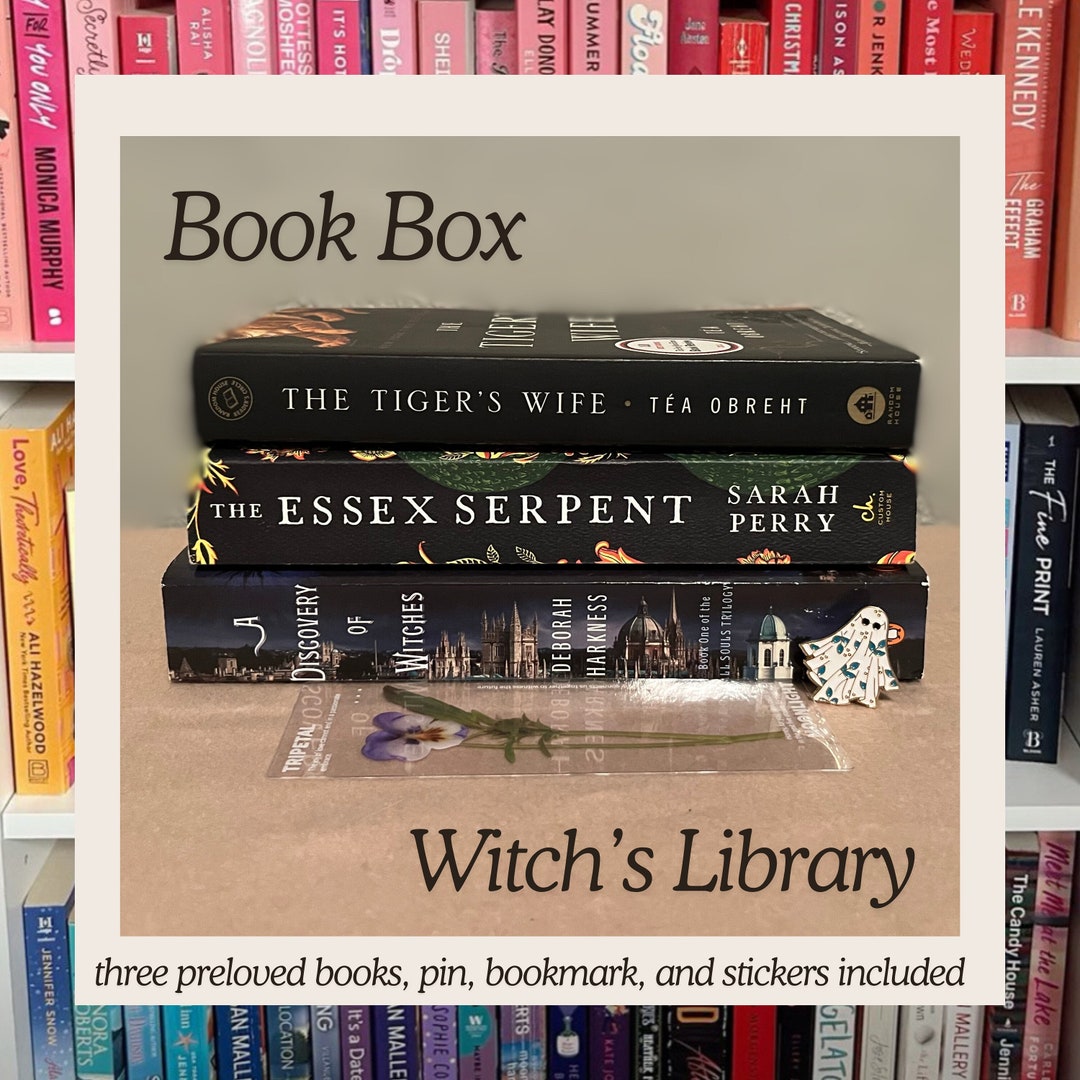 Witch's Library Book Box // Three Preloved Books // Curated Book Gift ...