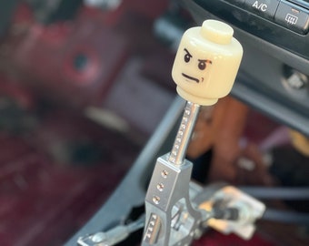 Blockkopf Angry - 60 mm Resin Schaltknauf im Dunkeln leuchtend