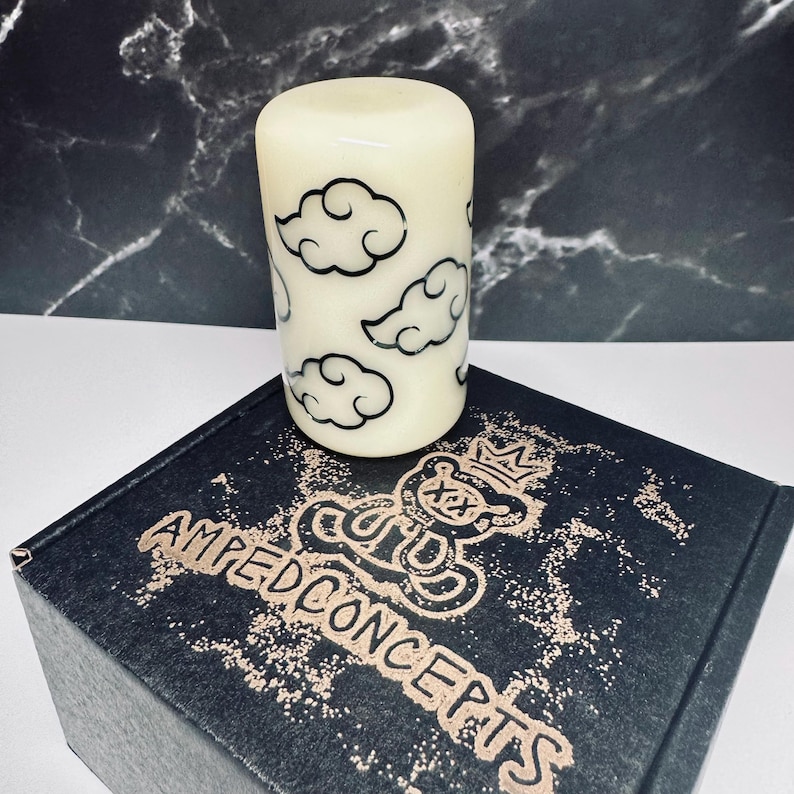 Motiv Wolke - 70 mm Resin Schaltknauf nachleuchtend Glow In Dark