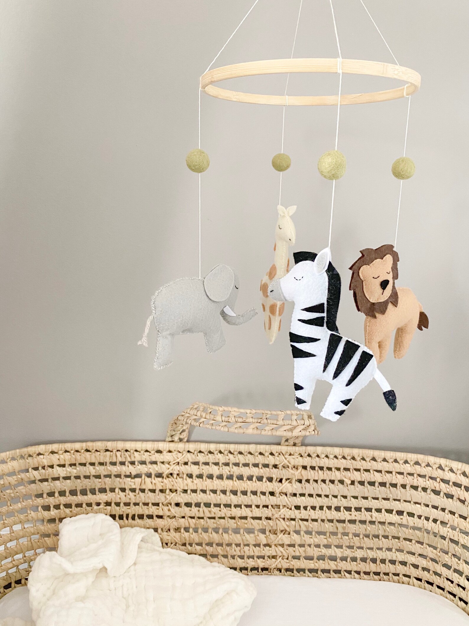 Safari Mobile / Jungle Mobile / Baby Crib Mobile / Nursery Etsy