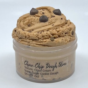 Choco Chip Cookie Dough Cloud Cream Scented Slime