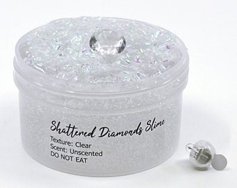 Shattered Diamonds Clear Semi Bingsu Unscented Slime
