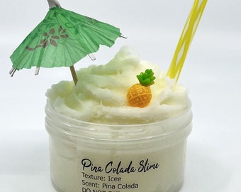 Pina Colada Icee  Scented Slime