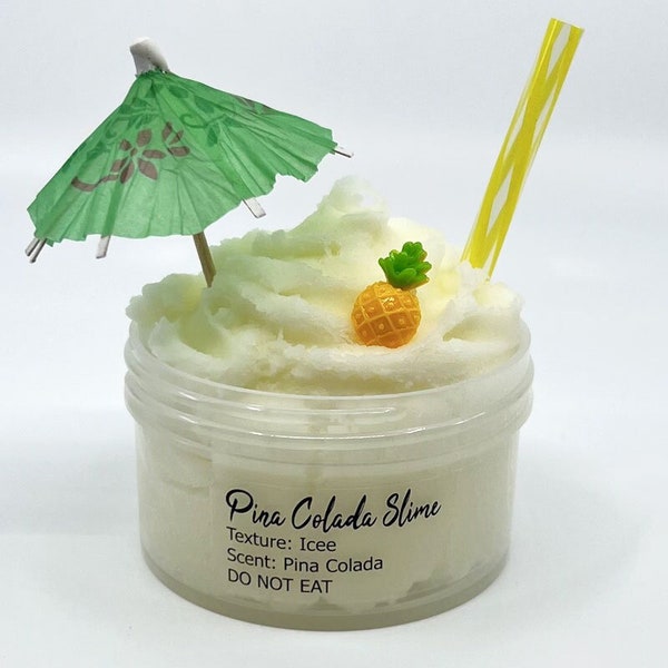 Pina Colada Icee  Scented Slime