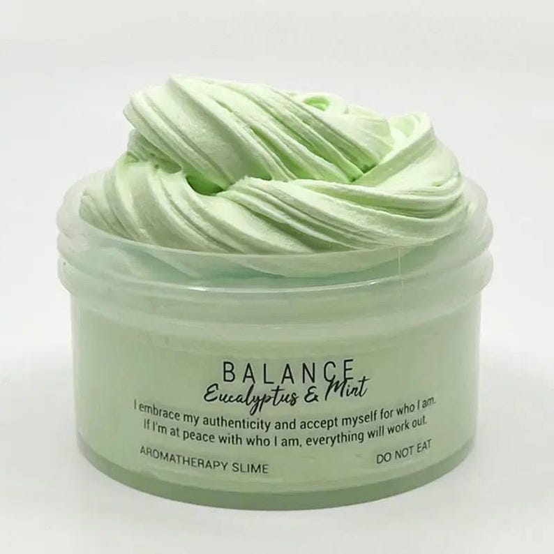 Aromatherapy Dough Sample Slime, Stress Relief, Artistic Rainbow, Slime Shop image 4