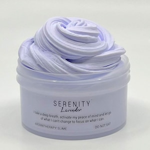 Serenity Aromatherapie-Teig, Butterschleim, Lavendelduftender Schleim, Künstlerischer Regenbogen Schleim-Shop