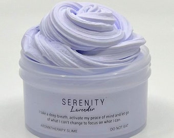 Serenity Lavender Butter Slime: Aromatherapy Dough, 7oz