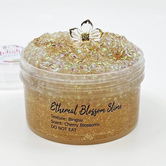 Ethereal Blossom Bingsu Beads Slime Cherry Blossom Scented Christmas