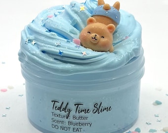 Teddy Time Butter Random Teddy Charm Scented Slime