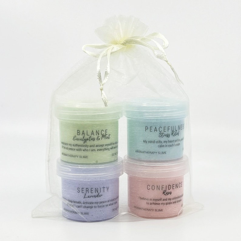 Aromatherapy Dough Sample Slime, Stress Relief, Artistic Rainbow, Slime Shop image 3