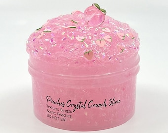 Peaches Crystal Crunch, Bingsu, Slime, Artistic Rainbow, Slime Shop