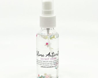 Slime Activator Spray: Fixes Sticky Slime, Unicorn Decor (1oz)