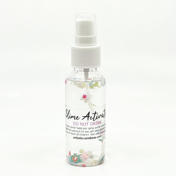 Slime Activator Spray: Fixes Sticky Slime, Unicorn Decor (1oz)