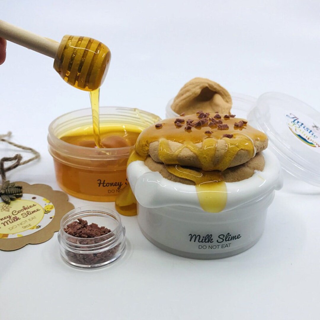 Honey Cookies and Milk DIY Scented Slime 3 Textures, 3oz Each - Etsy