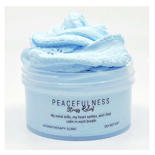 Peacefulness Aromatherapy Dough, Cloud Cream, Stress Relief Scented Slime