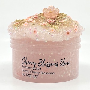 Bingsu geurende slijm met kersenbloesem
