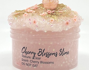 Slime parfumé aux fleurs de cerisier Bingsu
