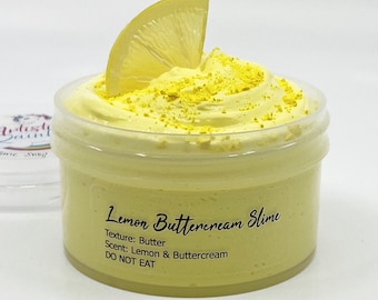 Butter Slime Lemon Buttercream Scented Slime Shop Artistic Rainbow