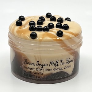 Brown Sugar Milk Tea Scented Slime