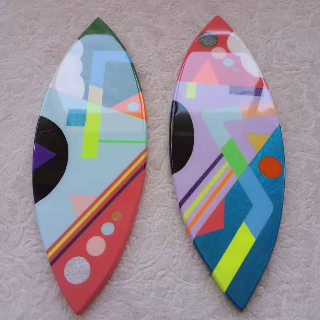 geometric surfboard designs