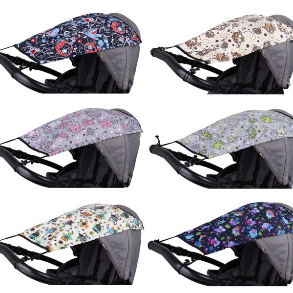 Universal Canopy Sun Rain UV Protection Parasol Umbrella Cover Shade Pushchair Pram
