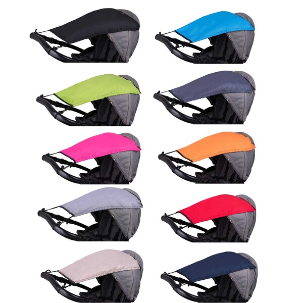Universal Pushchair Pram Canopy Sun Cover Rain UV Protection Umbrella Shade