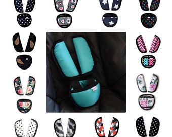 Baby Car Seat Shoulder Pads Pushchair strap belt crotch covers harness shoulder pads 3pcs set