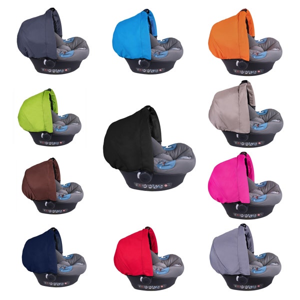 Universal baby car seat sun canopy UV protection shade shield wind cover waterproof infant carseat hood