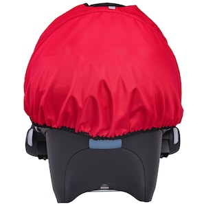 Universal baby car seat sun canopy UV protection shade shield wind cover waterproof infant carseat hood image 6