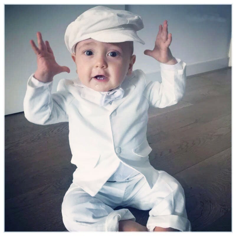 Baby Boy Baptism Outfit Etsy UK
