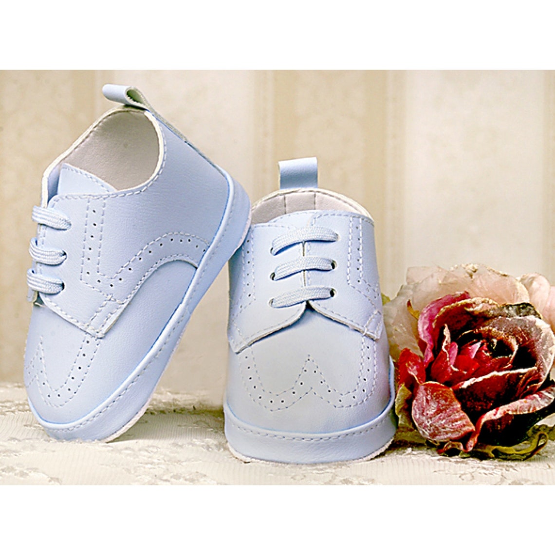 Baby Boys Faux Leather Formal Pram Shoes Christening Wedding Etsy
