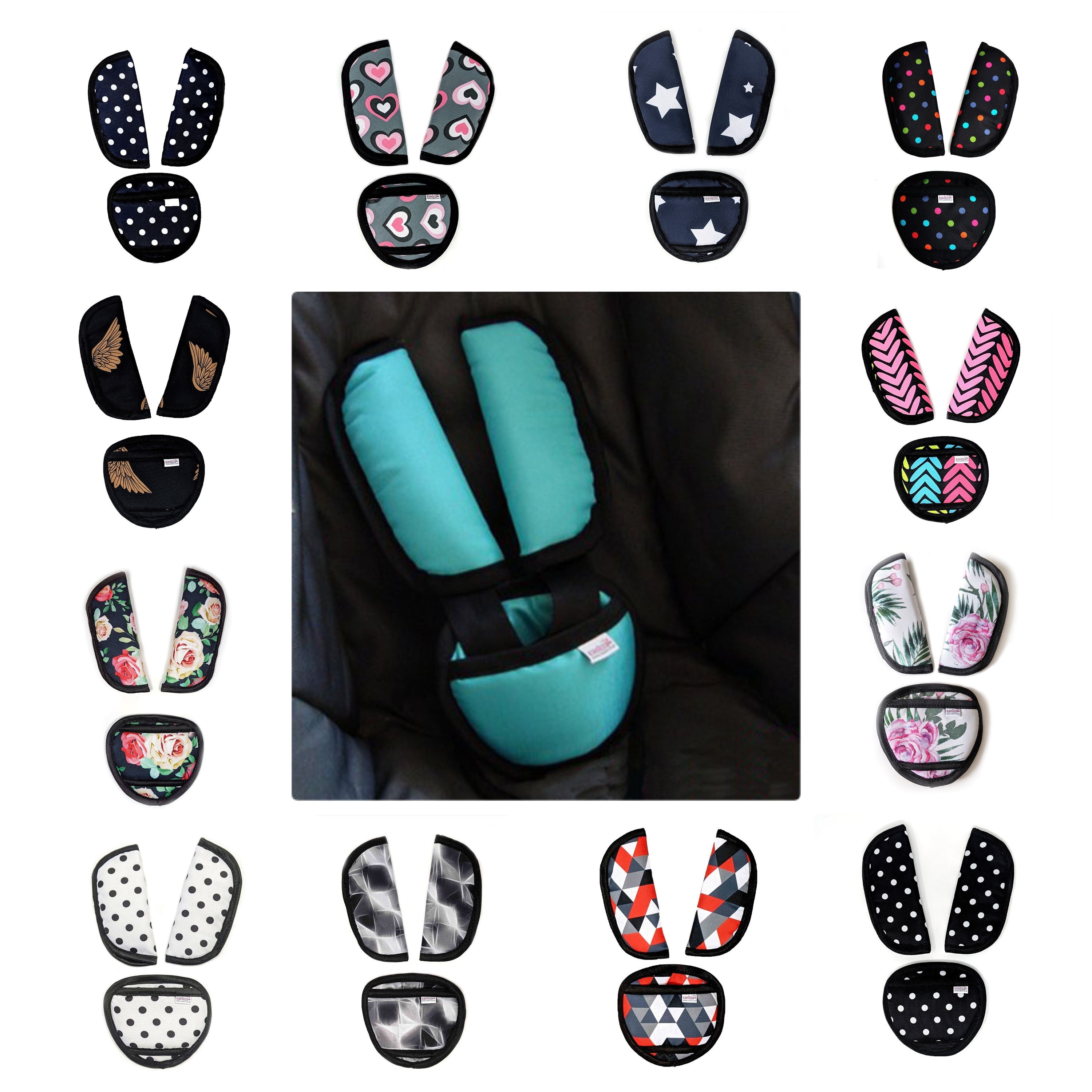 Shoulder Cover Baby Safety Belt Shoulder Crotch Pad Car Seat Belt Shoulder  Pad