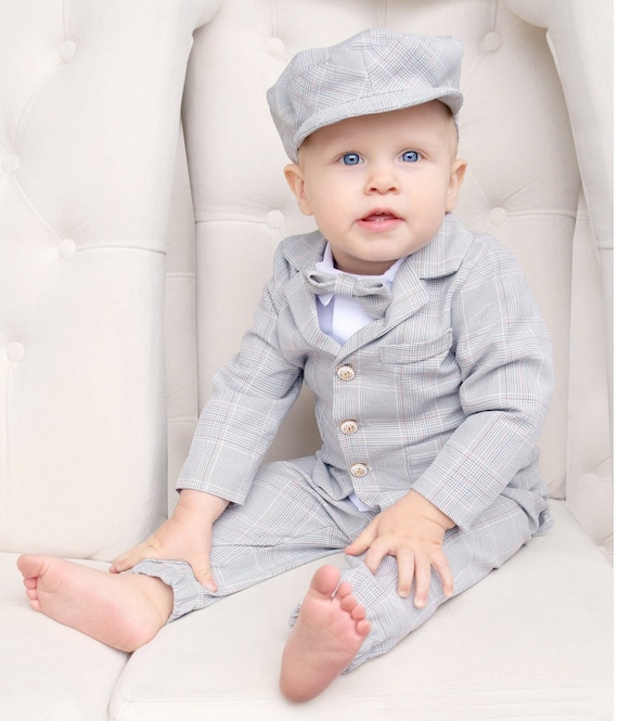 Costume Bébé de Mariage Gris | Diva