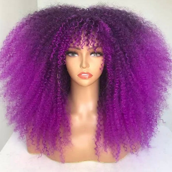 Afro Wig Etsy