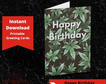 420 birthday card etsy