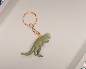 UpcycledFunky Toy Iguanodon Dinosaur Keychain