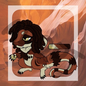 Furry Adoptable Fursona Cape Coral Python Snake Adoptar personaje DESCARGA DIGITAL