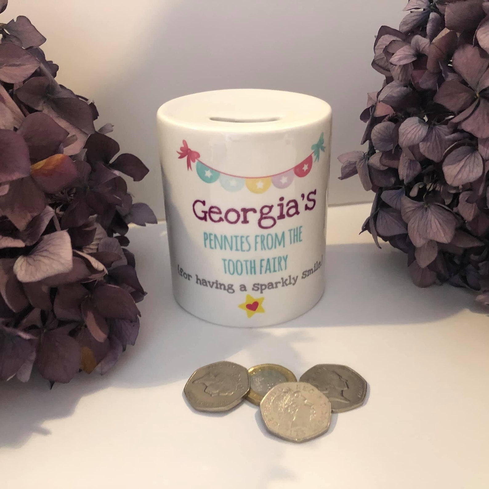 Personalised Tooth Fairy Money Box Etsy