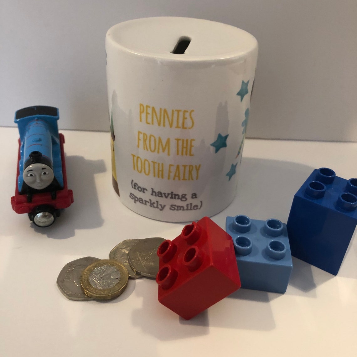 Personalised tooth fairy money box Etsy