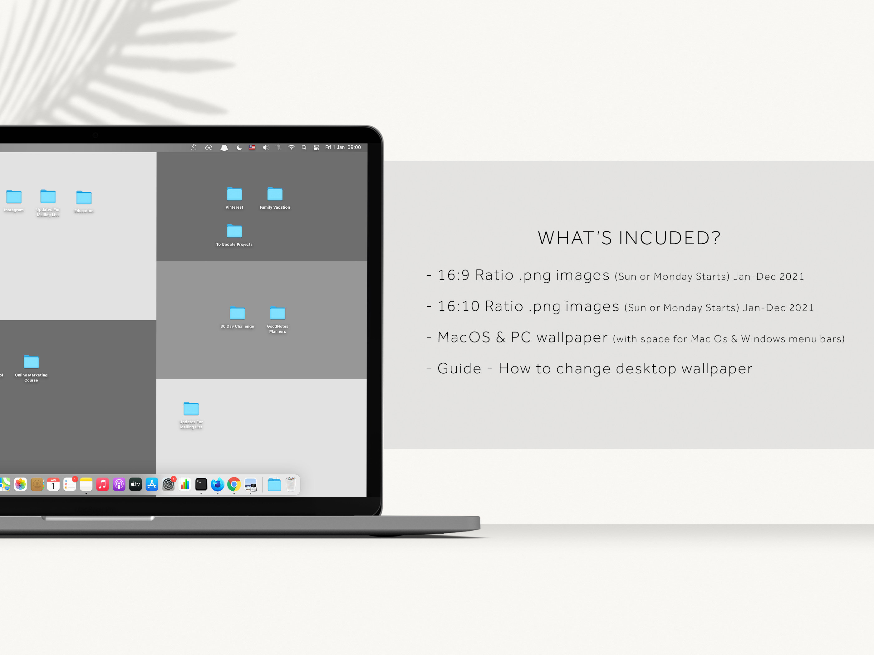 how to add calendar on mac desktop