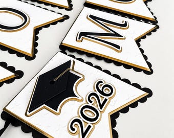 Custom Graduation Banner, Class of 2026, Congrats Grad