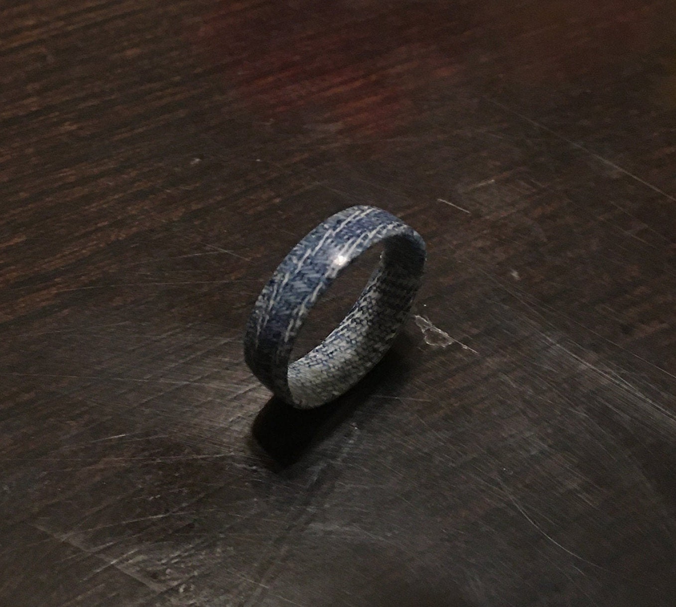 Blue Denim Ring | Etsy