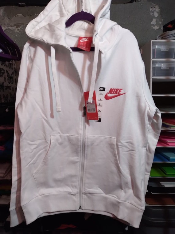 sudadera nike blanca junior