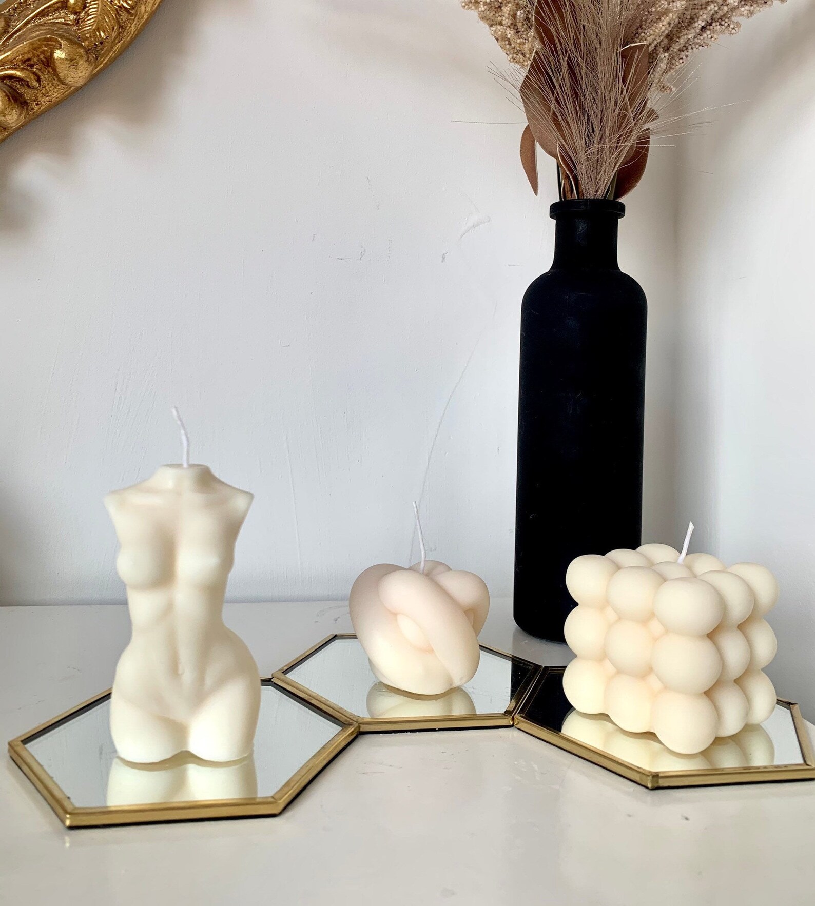 Trio Candle Bundle MULTIPLE COLOURS Gift Set Torso Etsy UK