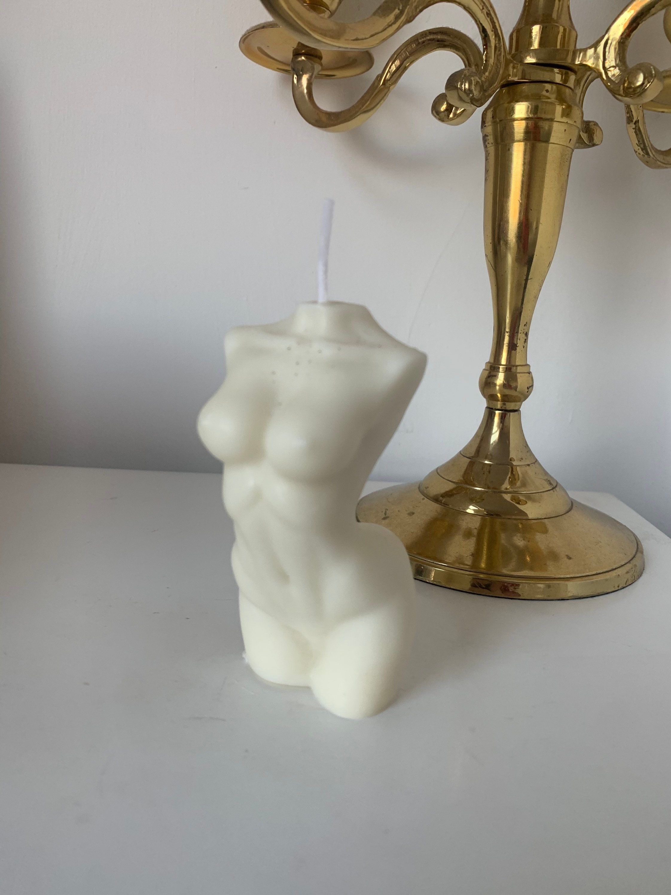 Female Goddess Candle torso candle body sculpture candle Etsy