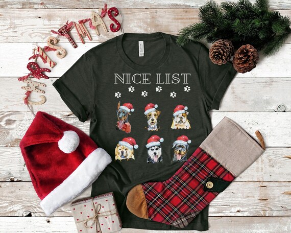 Dog clearance christmas shirt