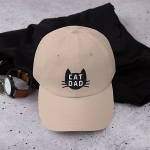 Cat Dad Hat Baseball Cap Gift from the Cat Trucker Hat Cat Daddy Fur Baby Father's Day