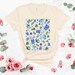 Blueberry Cottage Core T-Shirt Blueberry Clothes Blueberry Shirt Garden Aesthetic Clothing Cottagecore Clothes Botanical Top Blueberry Print