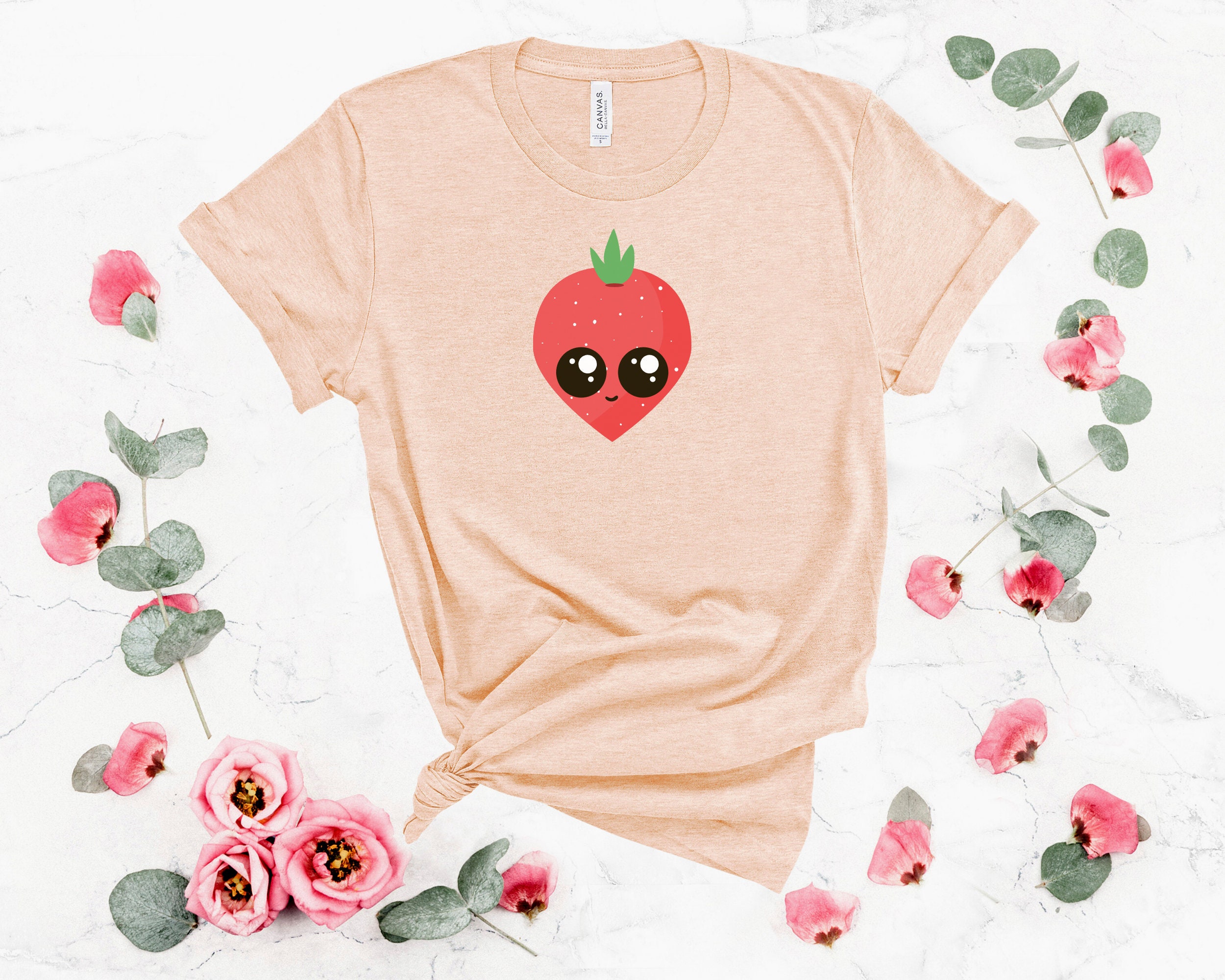 Kawaii Strawberry Tshirt Harajuku Kawaii Clothing Pastel Goth Etsy UK